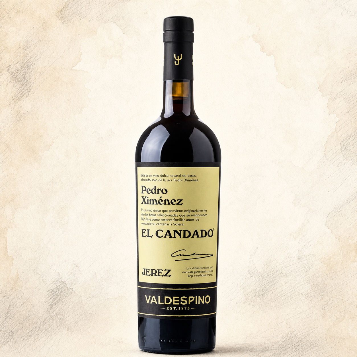 EL CANDADO Pedro Ximenez Sherry bottle