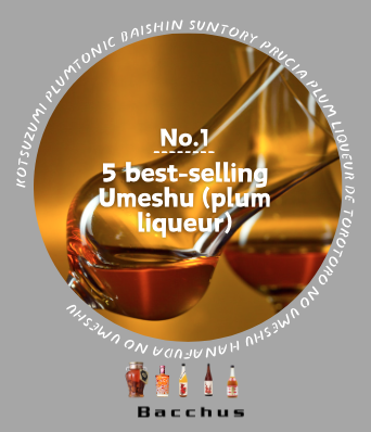 The top 5 sales of Umeshu (plum wine)