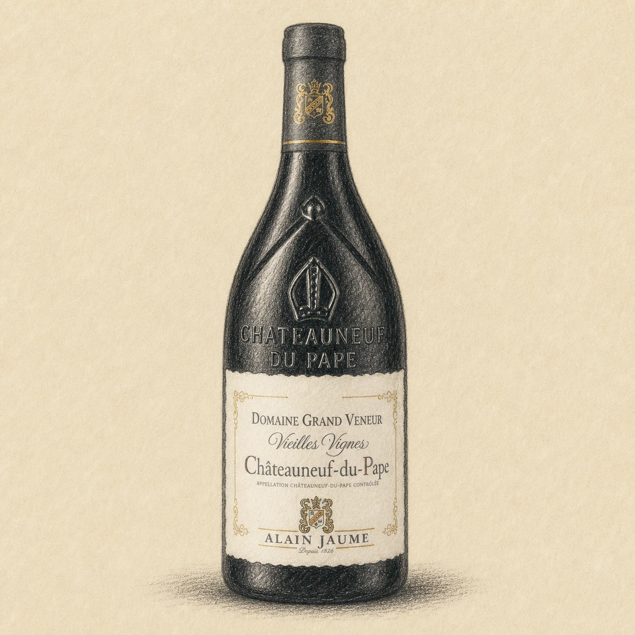 DOMAINE GRAND VENEUR Chateauneuf Du Pape V.V 2021