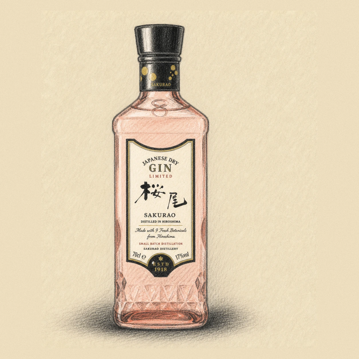 SAKURAO Japanese Craft Dry Gin Limited