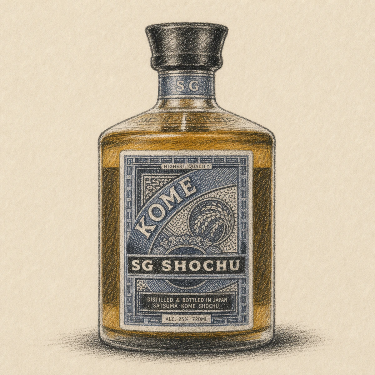 SG SHOCHU Kome