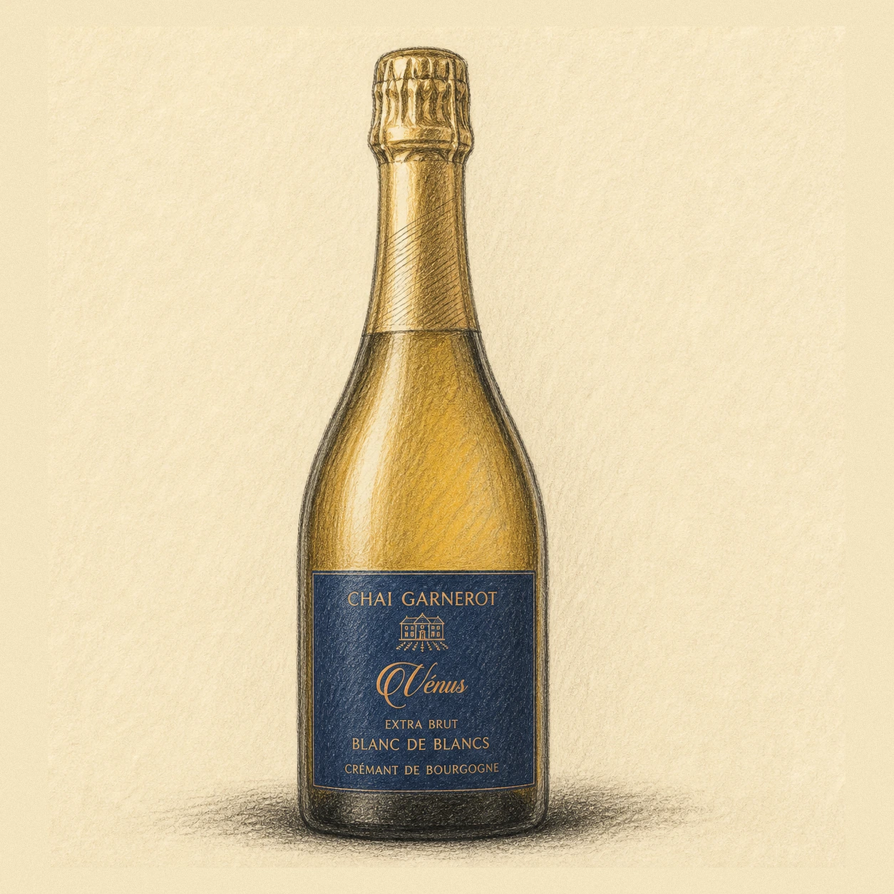 CHAI GARNEROT Vénus Blanc de Blancs Extra Brut 2017 bottle illustration