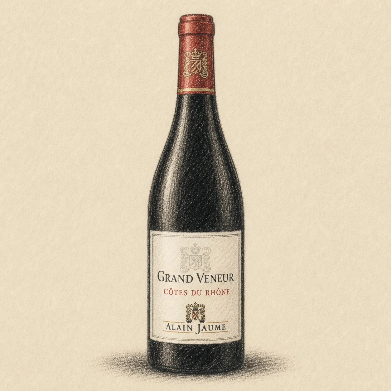 DOMAINE GRAND VENEUR Cotes du Rhone Rouge 2023