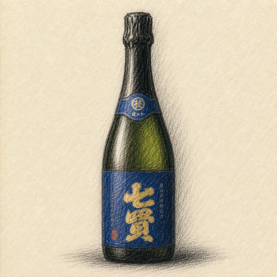 SHICHIKEN Sora no irodori Sparkling-sake