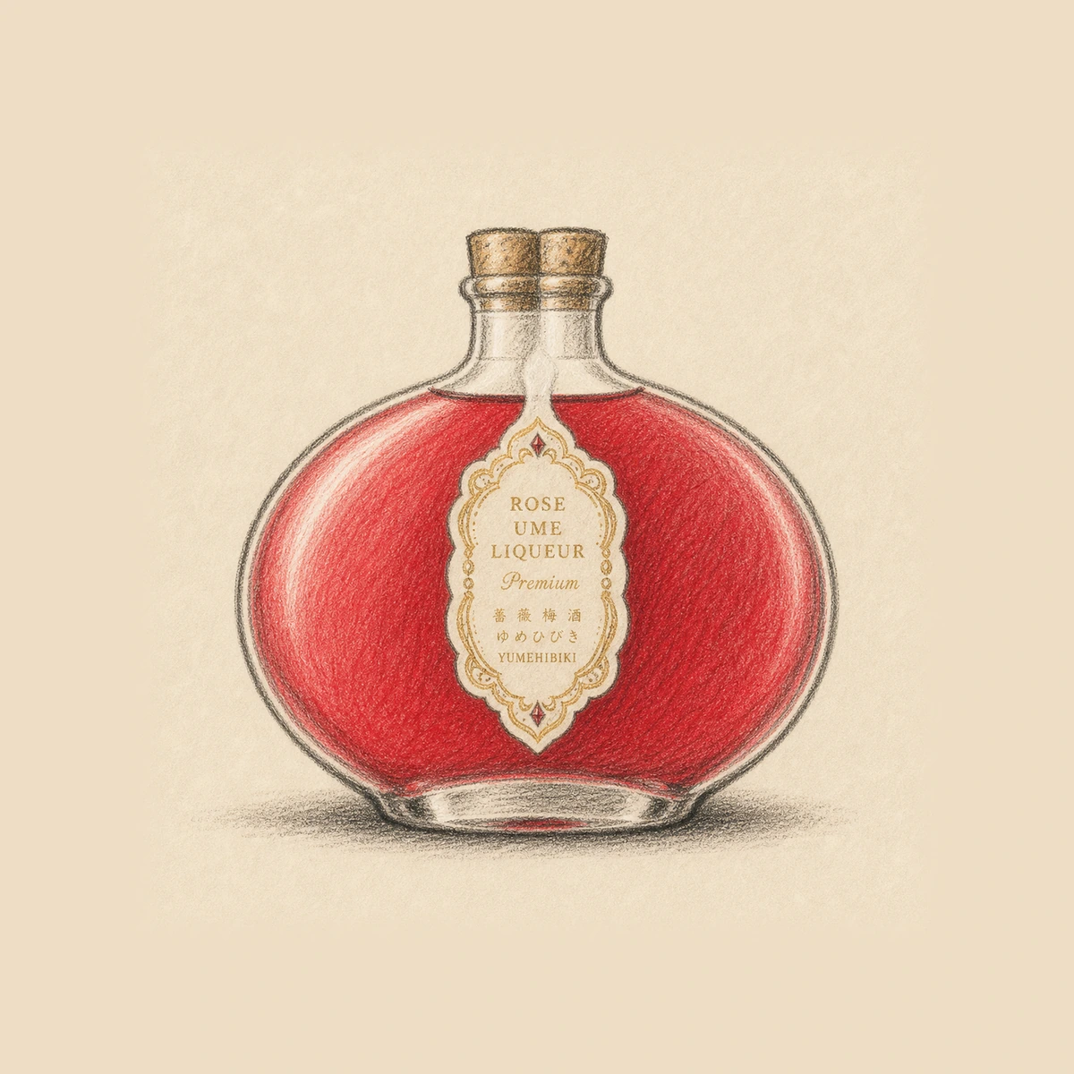 ROSE UME LIQUEUR YUME HIBIKI Premium