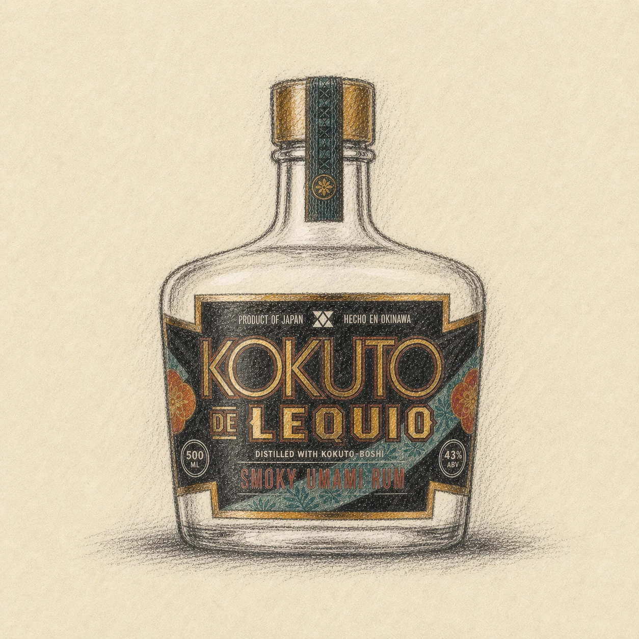 KOKUTO DE LEQUIO Smoky Umami Rum