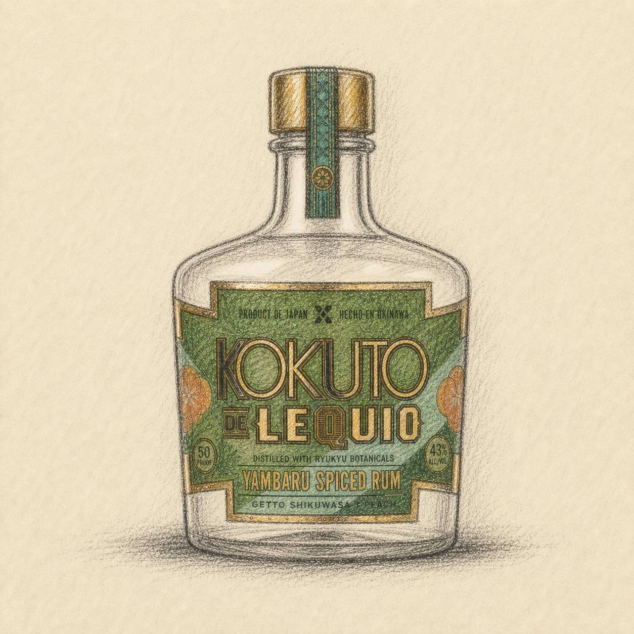 KOKUTO DE LEQUIO Yambaru Spiced Rum