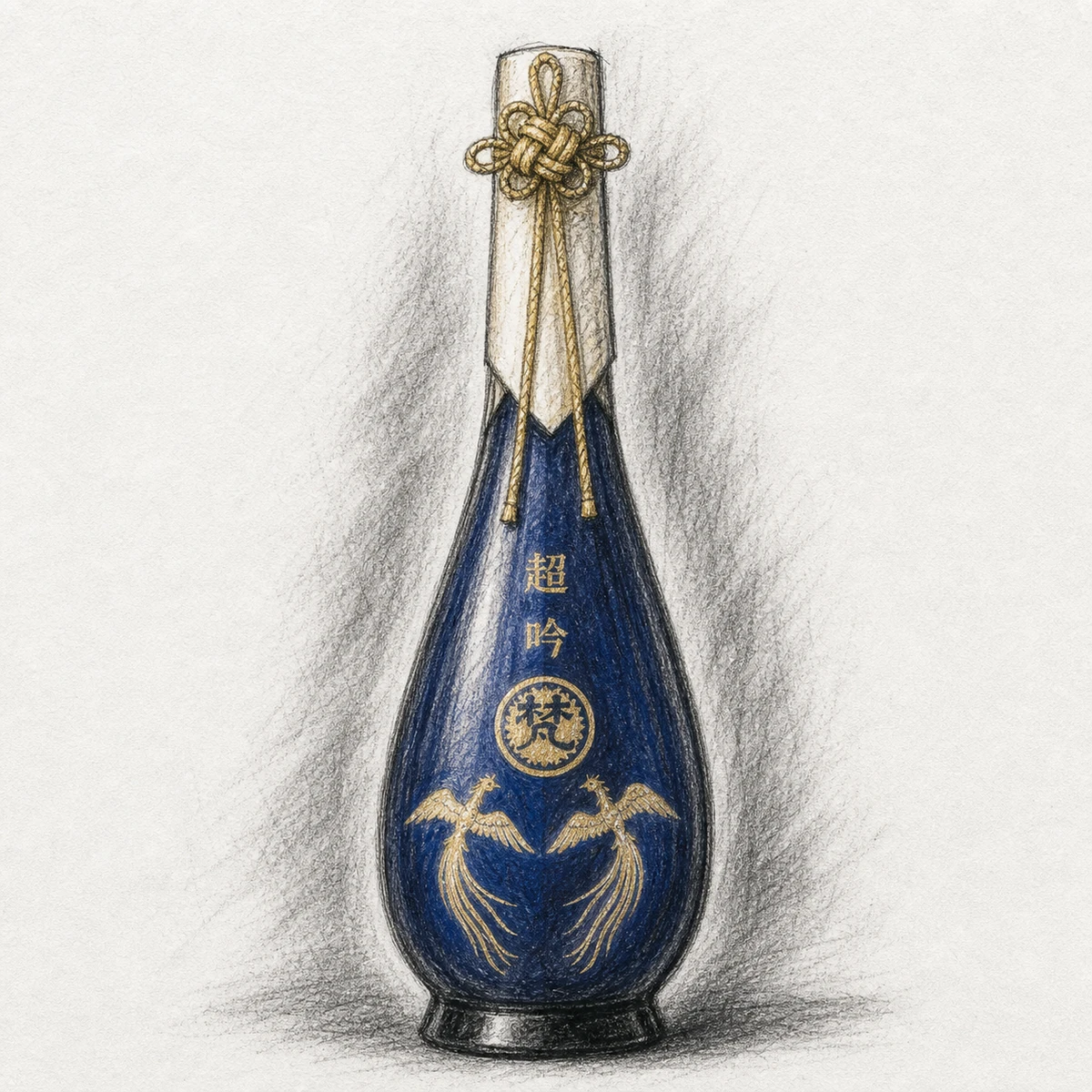 BORN Chogin bottle illustration