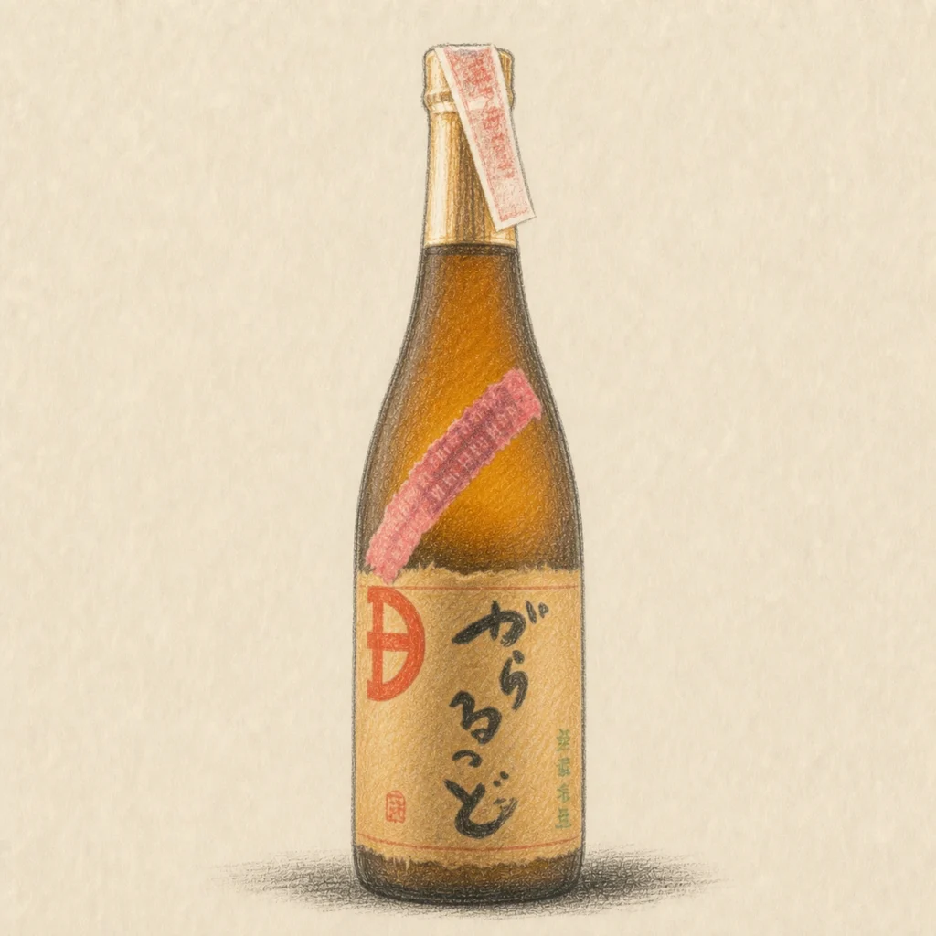 GARARUDDO Imo shochu bottle