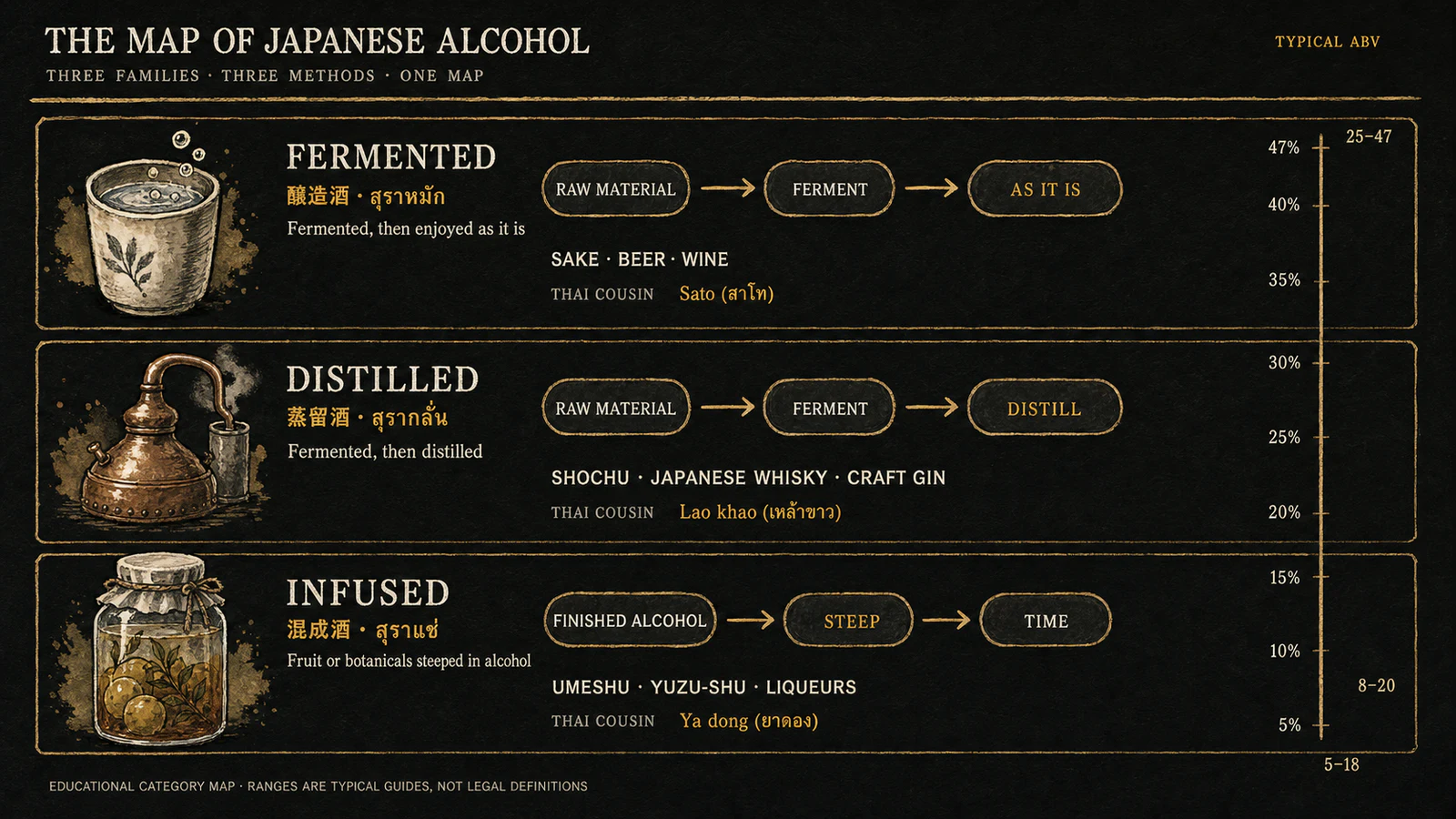 Japanese Alcohol Map