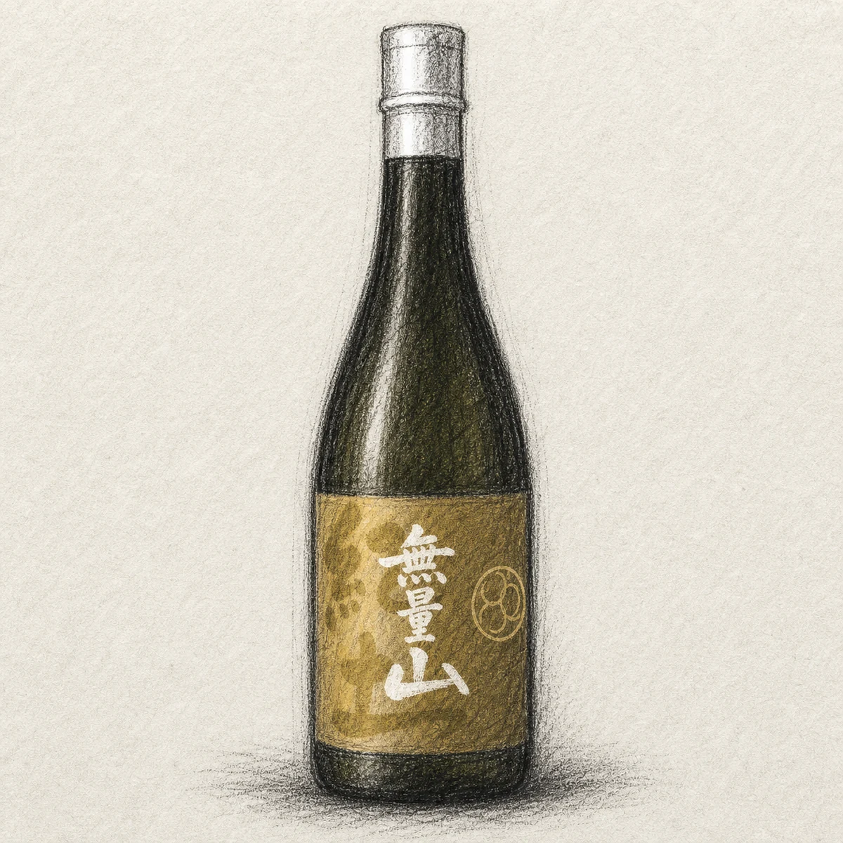 KID Muryozan Junmai-Daiginjo bottle illustration