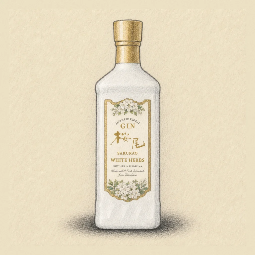 SAKURAO GIN WHITE HERBS