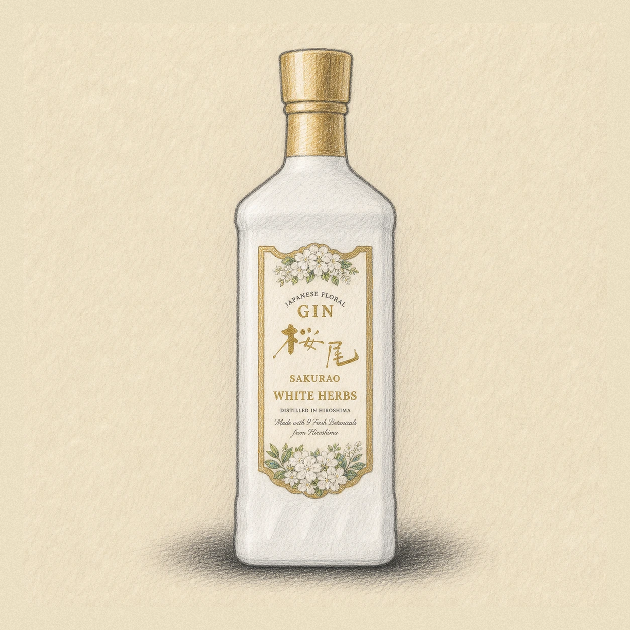 SAKURAO GIN WHITE HERBS