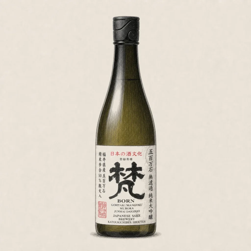 BORN Gohyakumangoku muroka Junmai-Daiginjo
