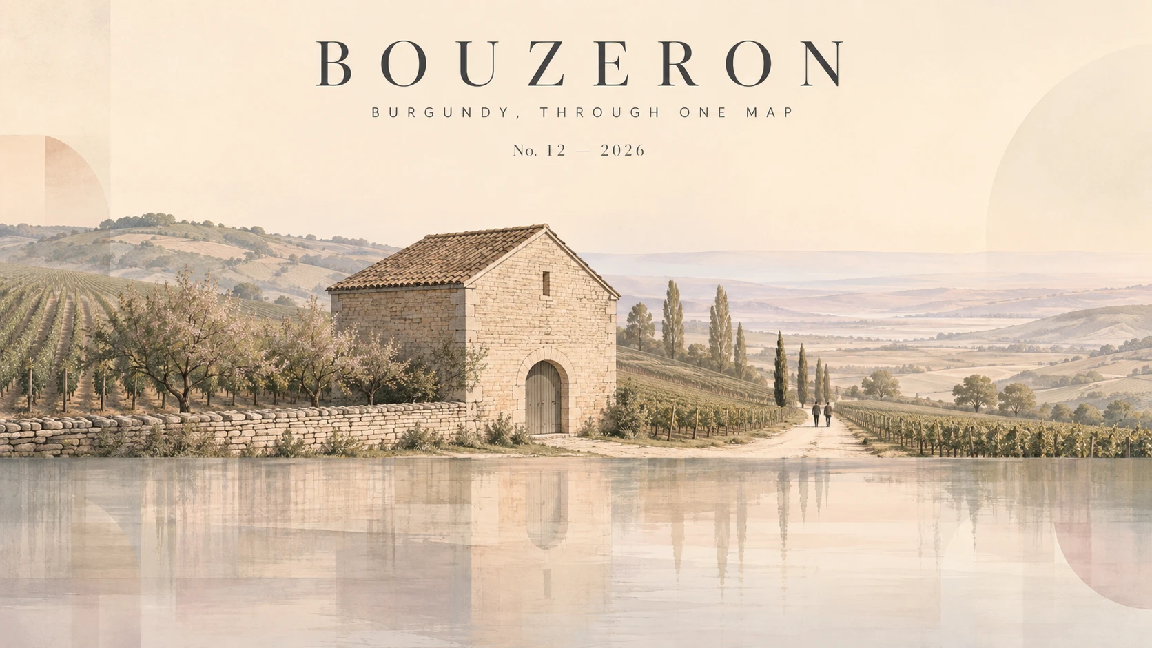 Watercolour hero image for the Bouzeron story