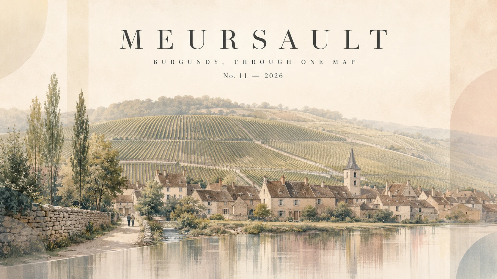 Watercolour hero image for the Meursault story