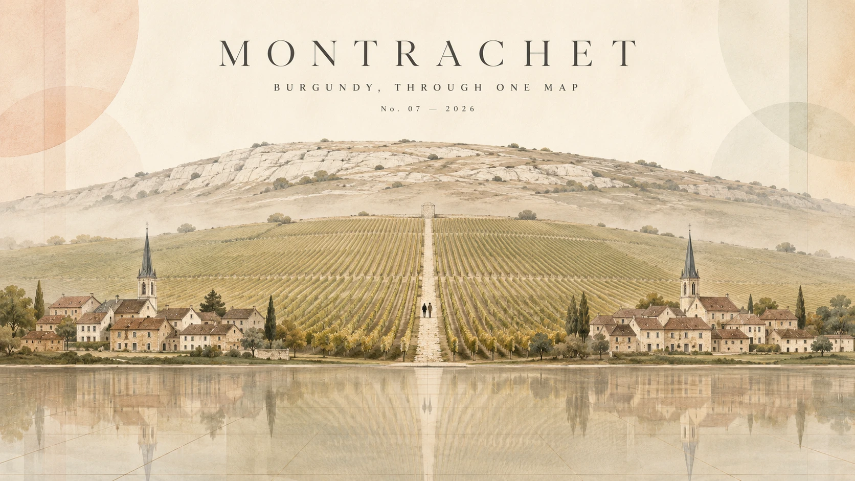 Watercolour hero image for the Montrachet story