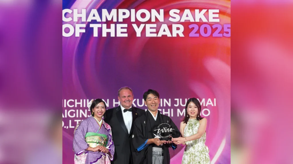 Shichiken Hakushin Triumphs as Champion Sake at IWC 2025