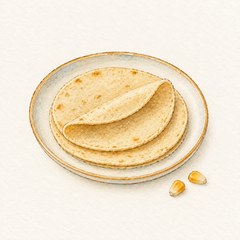 A watercolor illustration of Tortilla