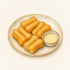 A watercolor illustration of Patongko