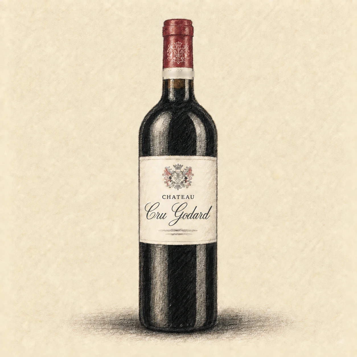 CH. CRU GODARD bottle illustration