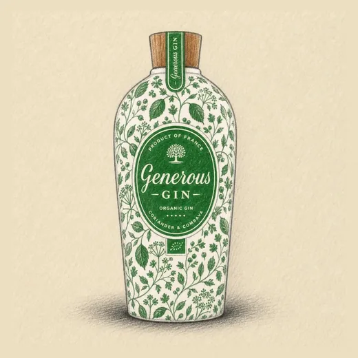 GENEROUS Aromatic Craft Gin Organic