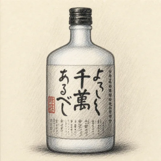 HAKKAISAN Rice Shochu Yoroshiku Senman Arubeshi