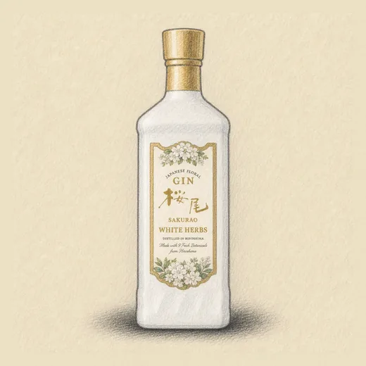 SAKURAO GIN WHITE HERBS