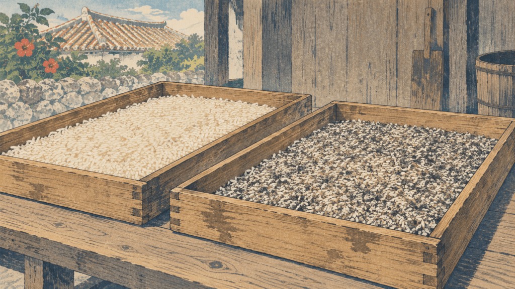 Awamori in 30 Seconds: Understanding Okinawan Brewing Through Thai Rice