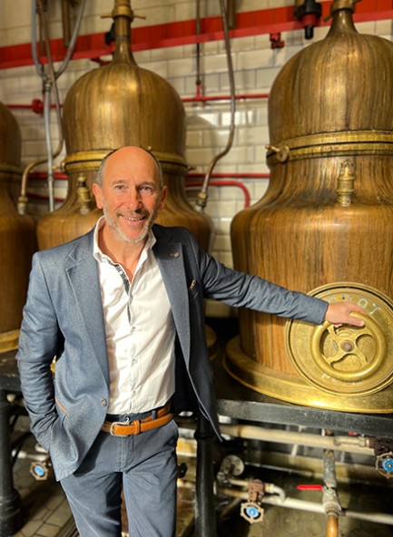 Franck Choisne at Distillerie Combier, Saumur