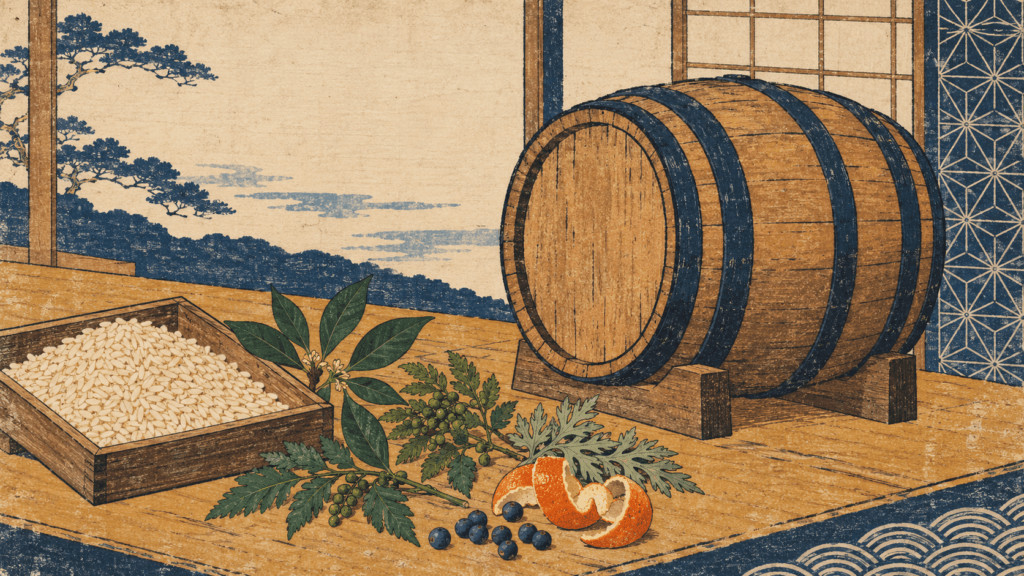 A Whisky-Based Negroni Variation｜Junmai Sake Casks and Mirin