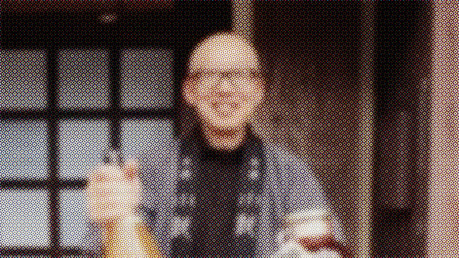 Illustration of a Nishiyama Sake Brewery representative holding two umeshu