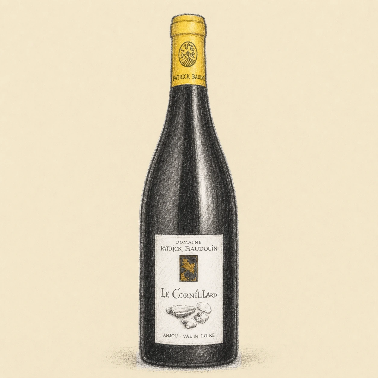 DOMAINE PATRICK BAUDOUIN Le Cornillard 2020 bottle illustration