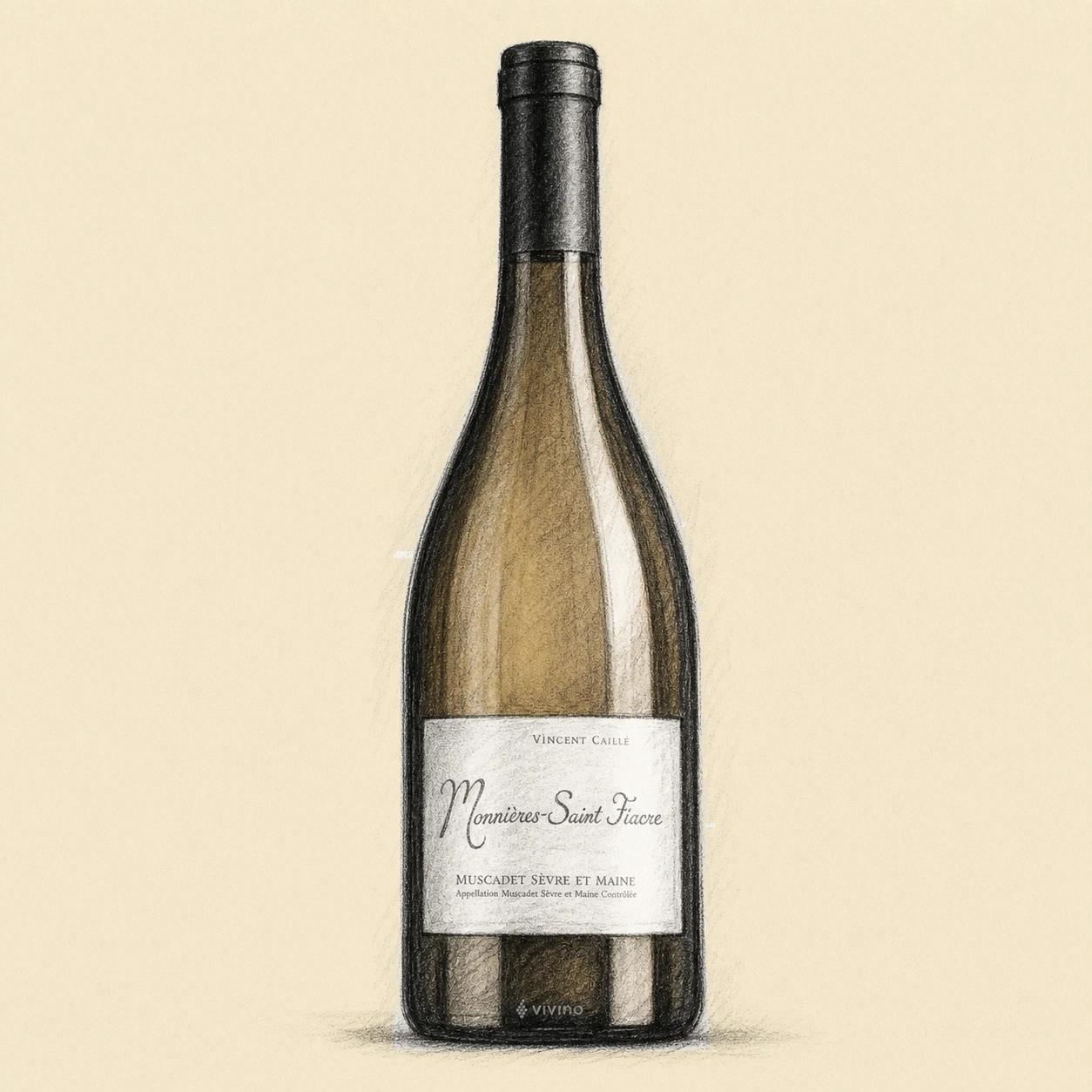 LE FAY D'HOMME Monnieres-Saint Fiacre Muscadet Sevre et Maine 2020 bottle illustration